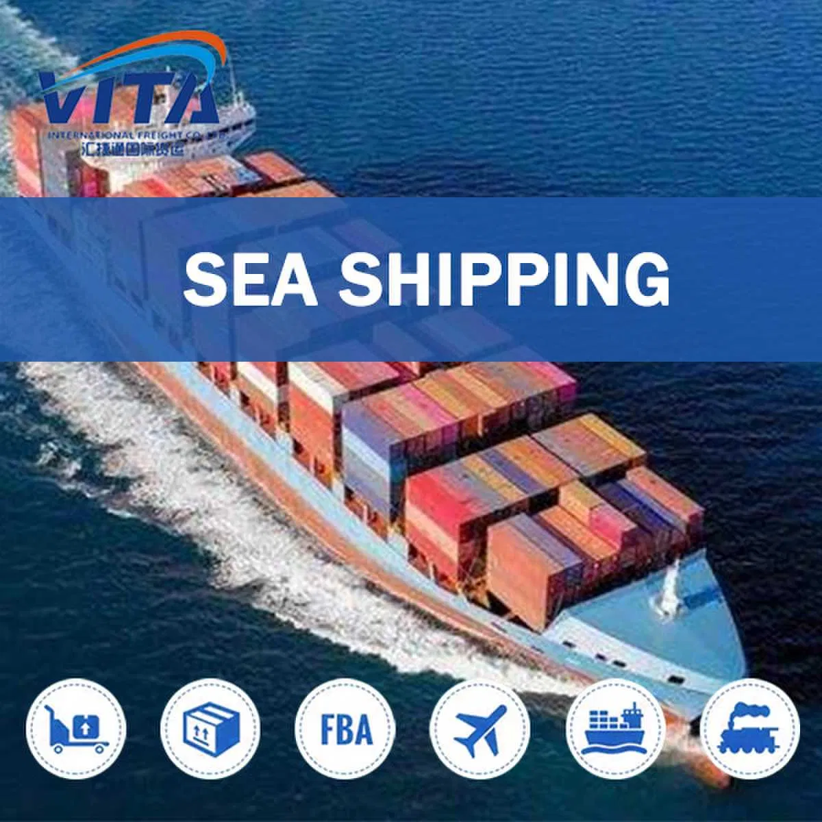 Global Sea Freight Line for Cross-Border E-Commerce FCL &amp; LCL