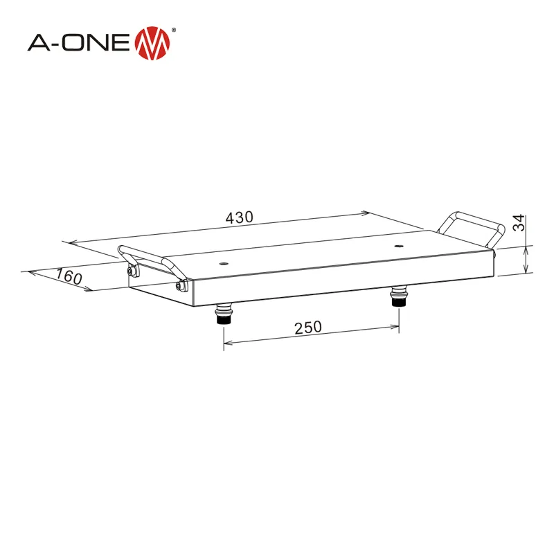 Precision Aluminum 2-Fold Zero Point Pallet