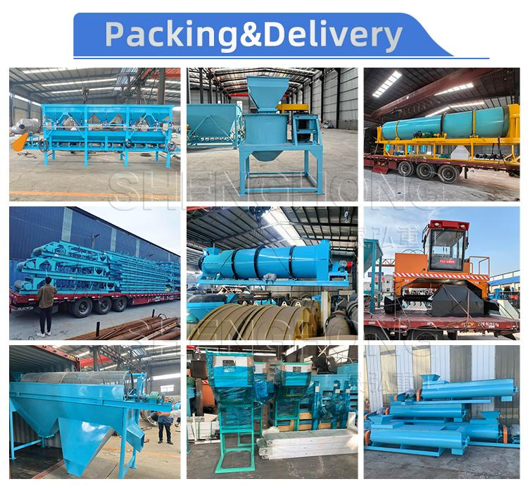 Poultry Animal Waste Chicken Cow Manure Organic Fertilizer Granulator Production Line