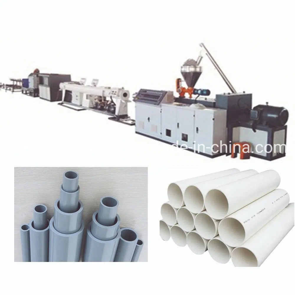 PVC Twin Pipe Double Extrusion Line