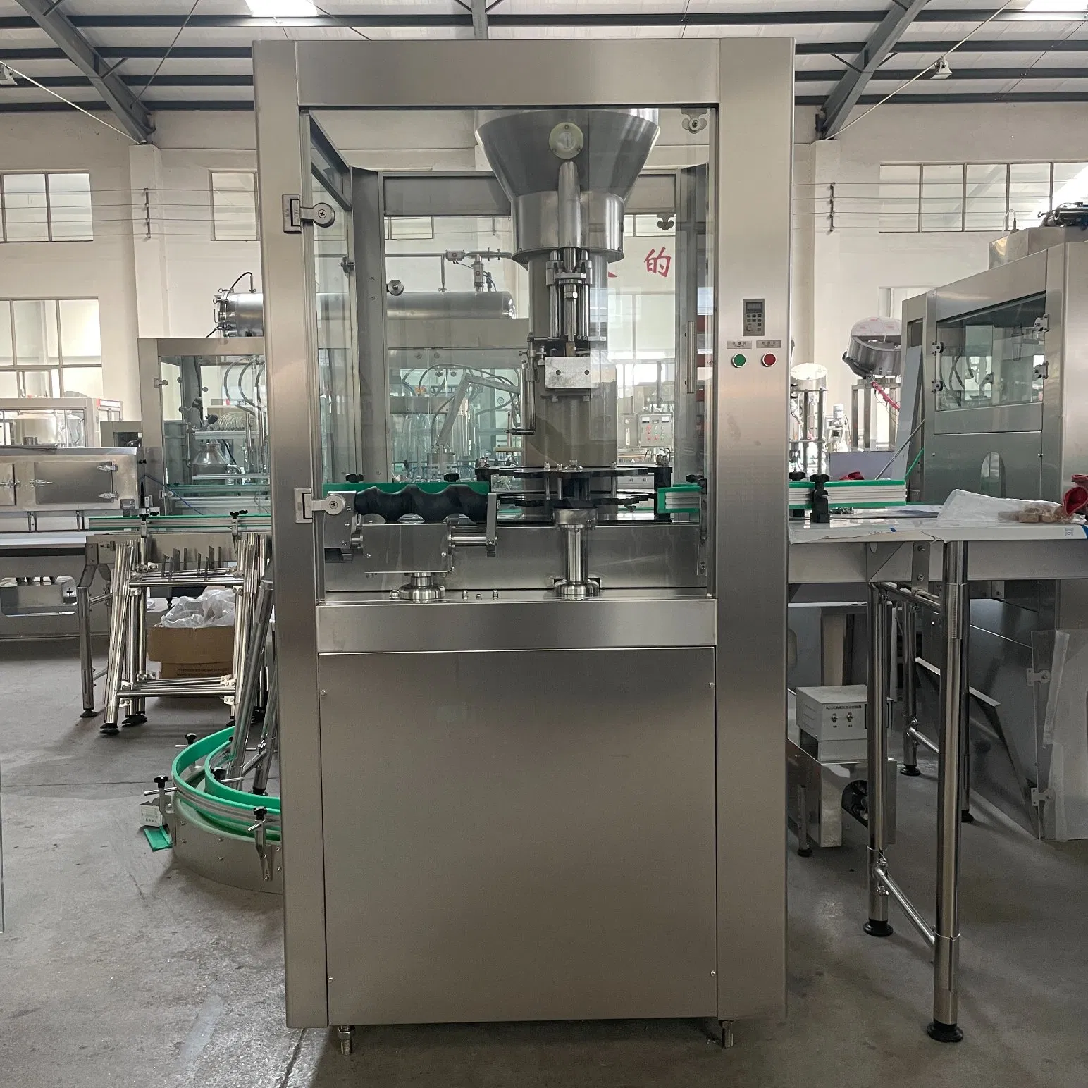 Automatic Wine Whiskey Brandy Vodka Cork Sealing Machine