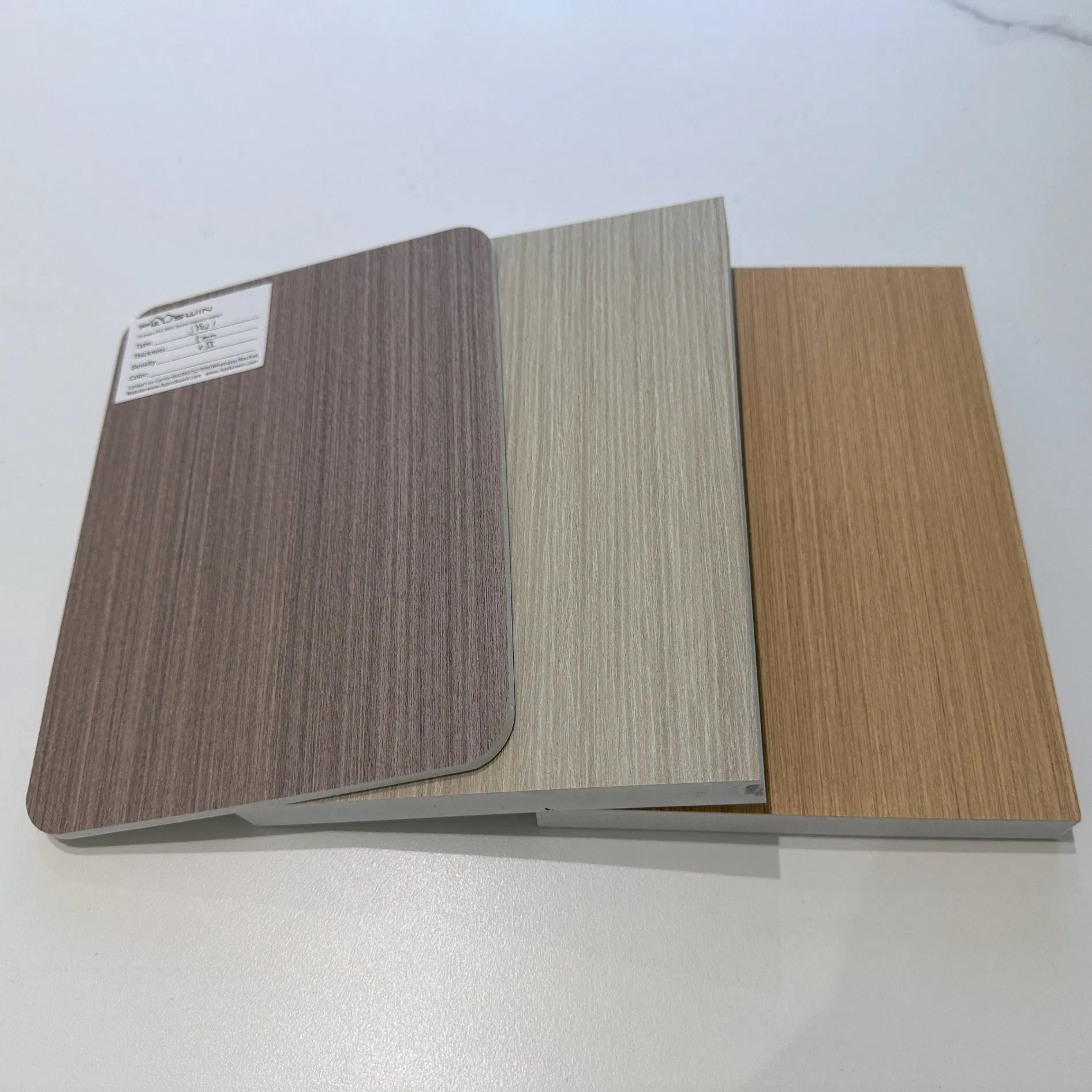 Wooden Texture Matt Surface Laminated PVC Foam Board for Kitchen and Bathroom Cabinets