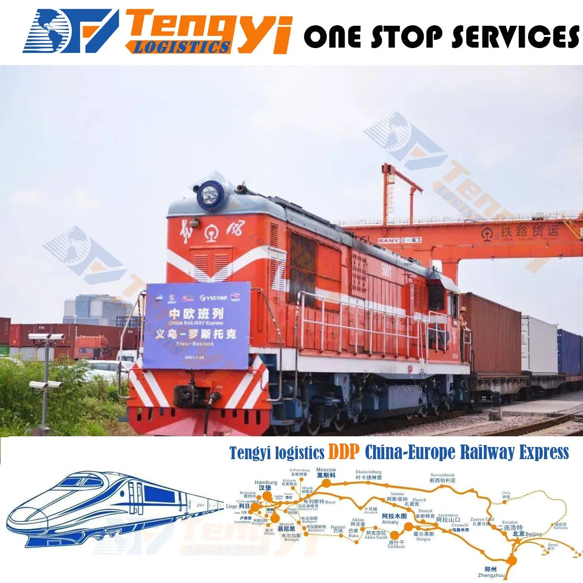 Shipping Agents in Shenzhen Import Export Agents Railway/Train Freight China to Spain Warehouse Dropship