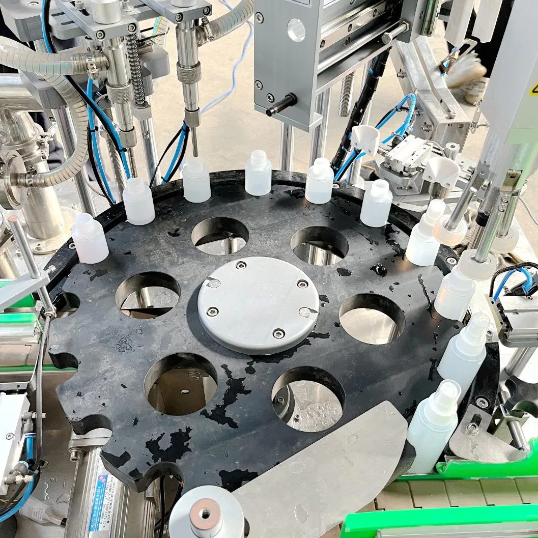 Automatic Rotary Perfume Bottle Filling and Capping Machine for Small Bottle Production Line