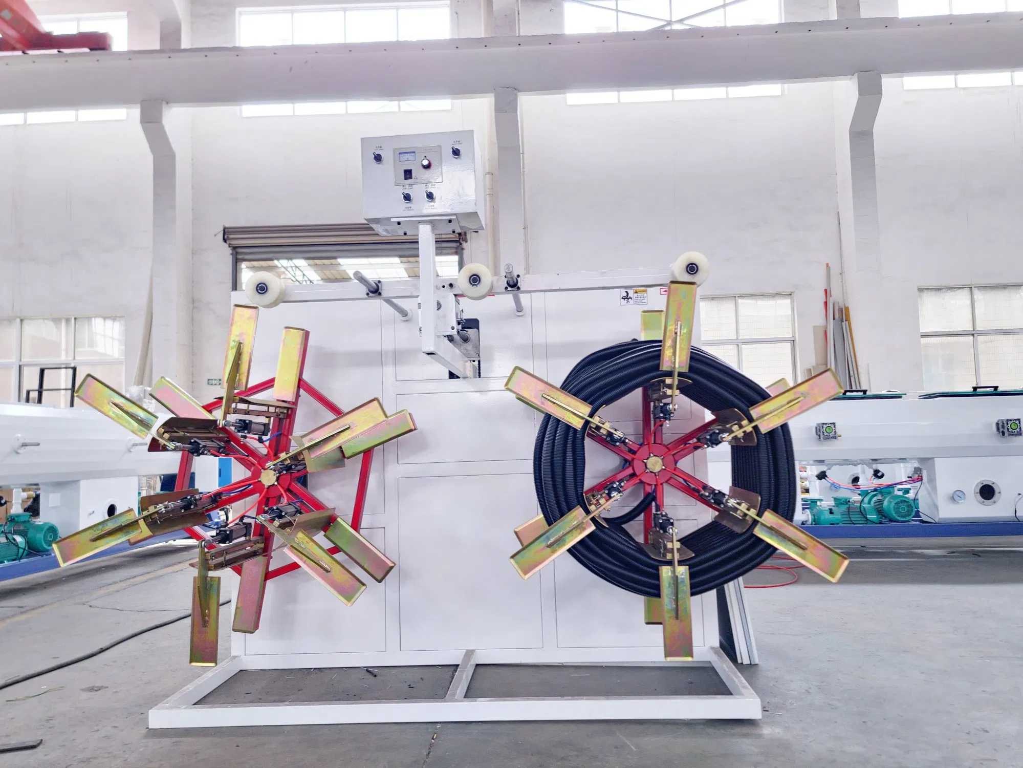 High-Quality PVC PP PE HDPE Corrugated Electrical Conduit Line