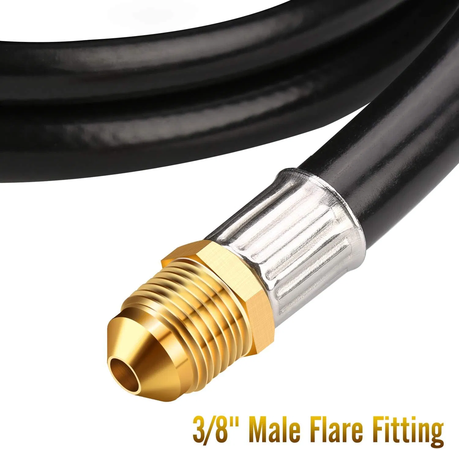 Propane Extension Hose 3/8 Inch Female Male Flare Fitting Gas Line