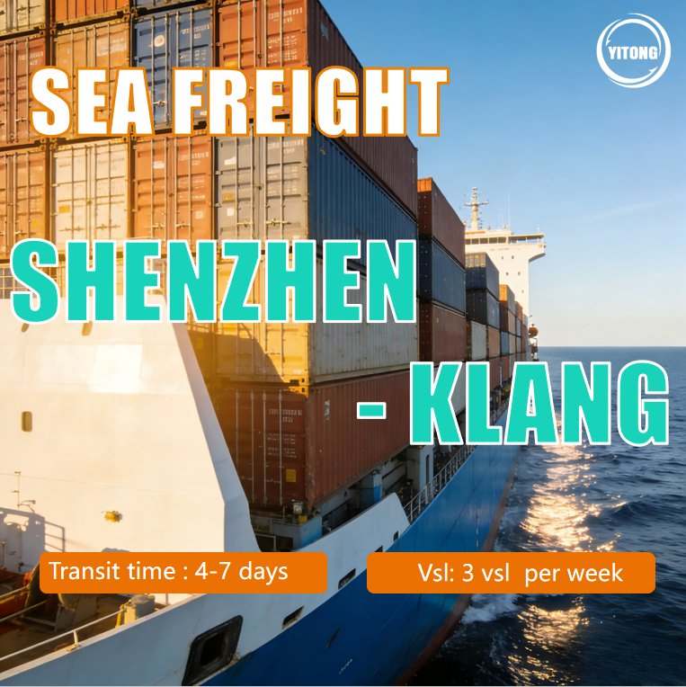 Logistic International Freight Agent Shipping Forwarder Shipment Drop Shipping Sea Freight From Guangzhou China to Klang Malaysia