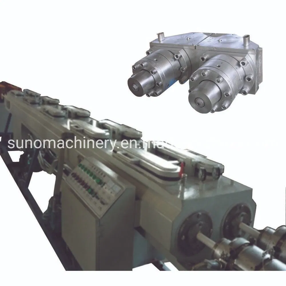 PVC Twin Pipe Double Extrusion Line