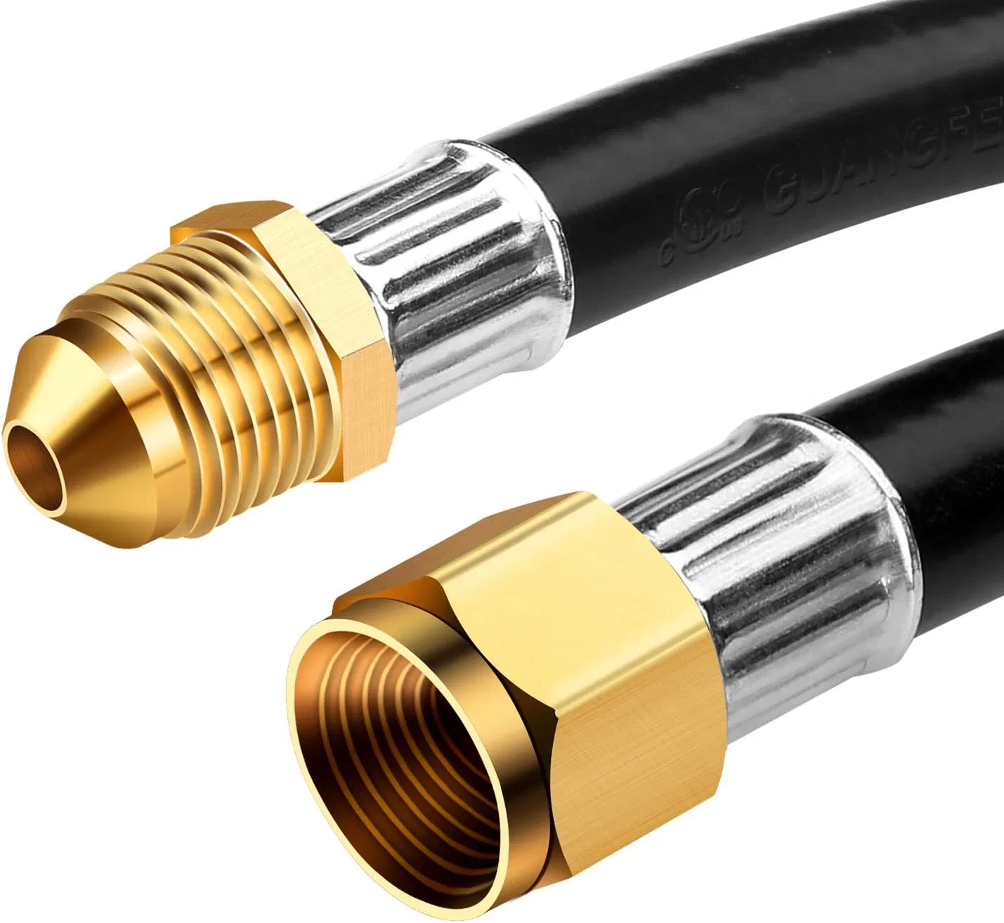 Propane Extension Hose 3/8 Inch Female Male Flare Fitting Gas Line