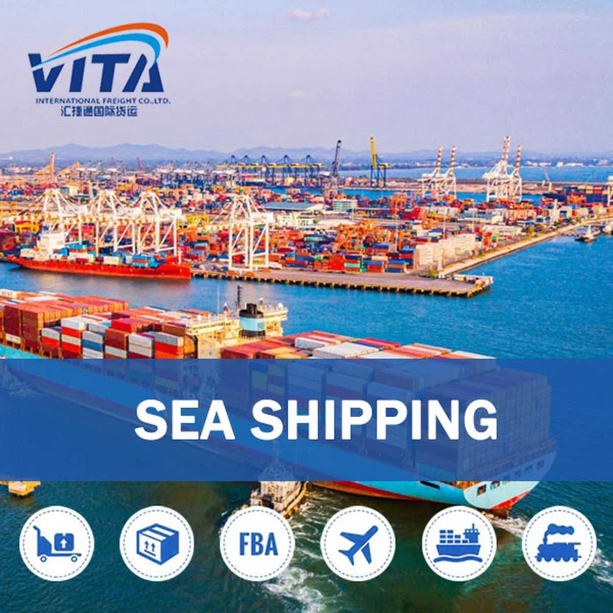 Global Sea Freight Line for Cross-Border E-Commerce FCL &amp; LCL