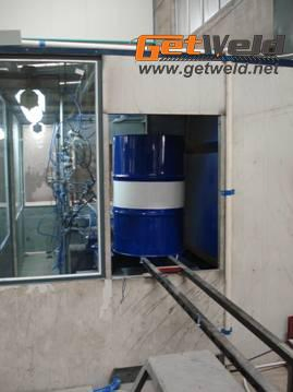 Automatic Electrostatic Painting System Line for Steel Drum Making Equipment