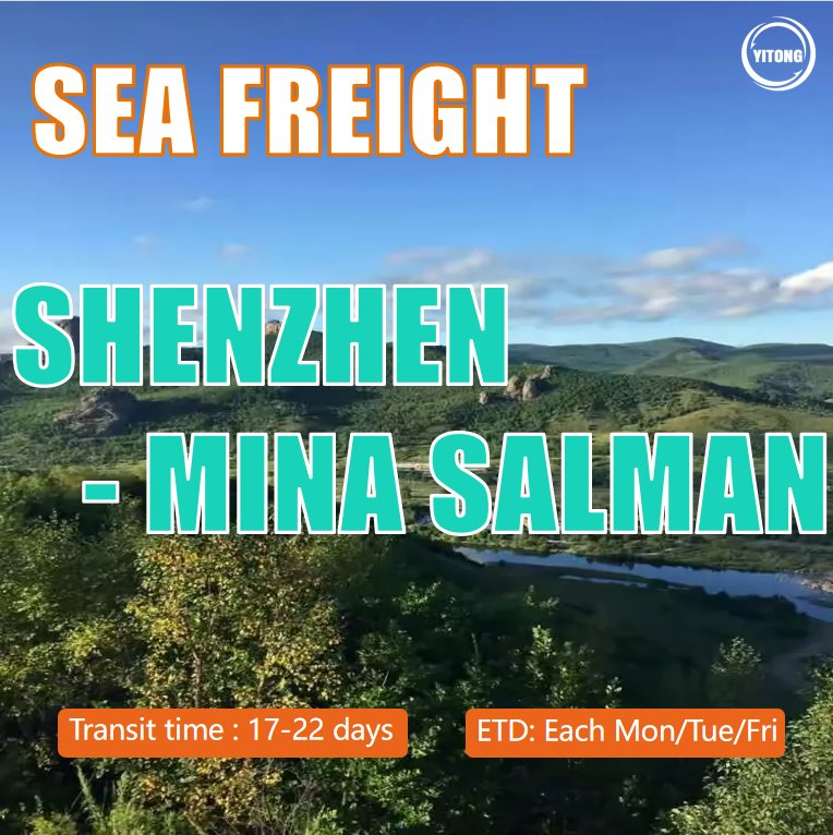 Shipping Company Logistics Forwarder Shipping Agent Shipping Agent Middle East Sea Logistics From Guangzhou to Mina Salman, Bahrain