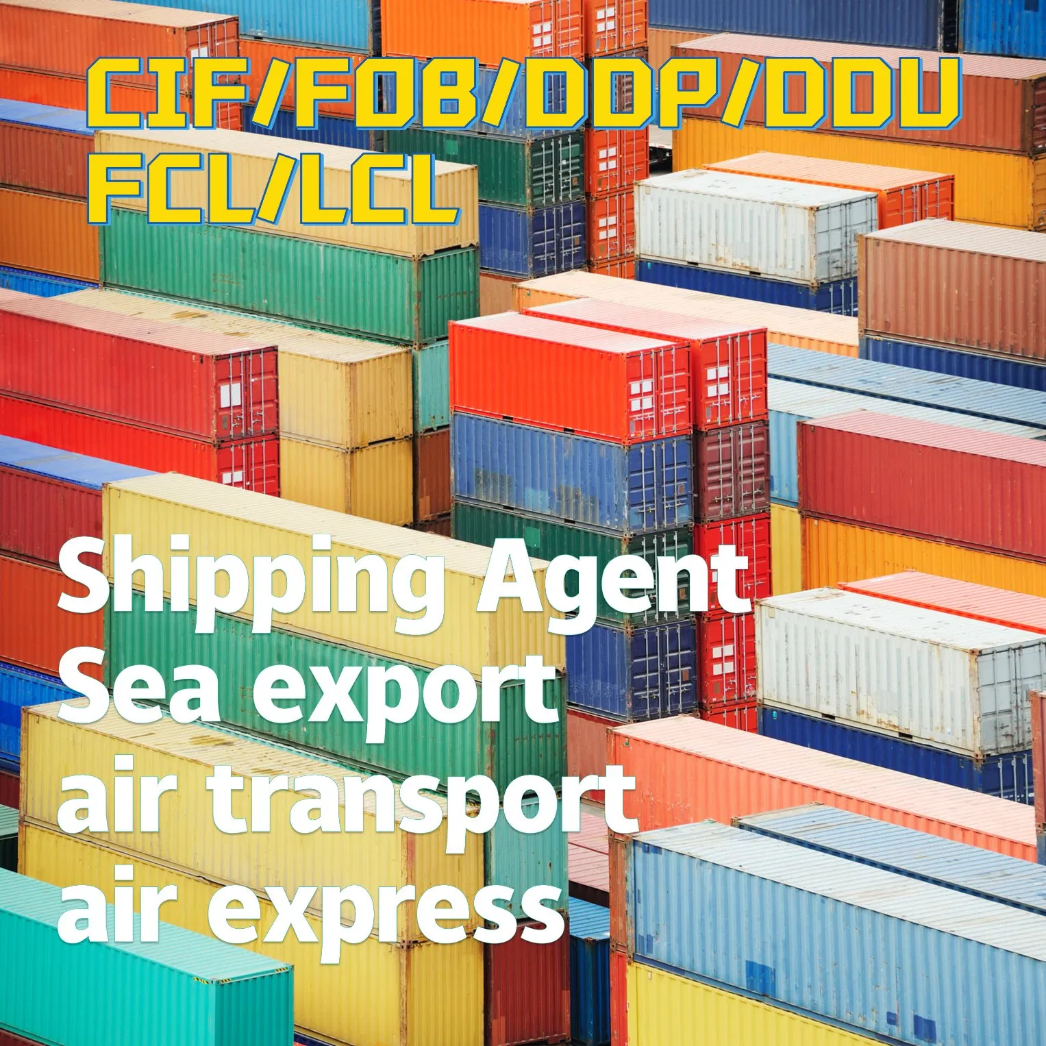 LCL/FCL DDU/DDP Shipping Ocean Freight Forwarder Air Shipment Railway Logistics Sea Freight From China to USA/Korea/Europe/Middle East/Southeast Asia