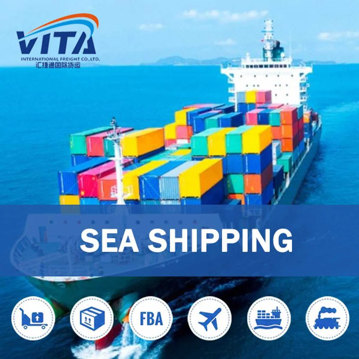 Global Sea Freight Line for Cross-Border E-Commerce FCL &amp; LCL