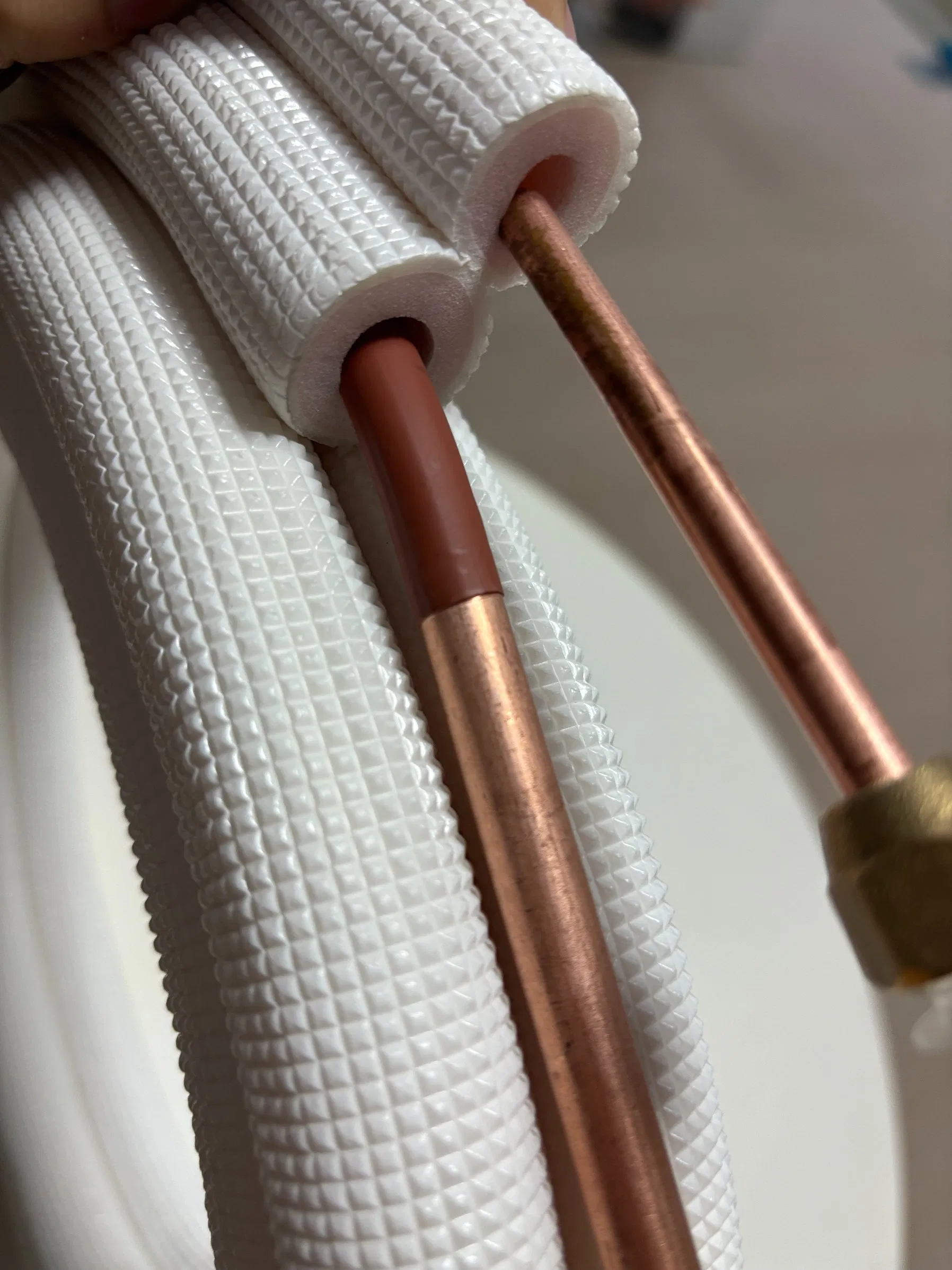 AC Copper Tube Showing No Leaks with High and Low Pressure