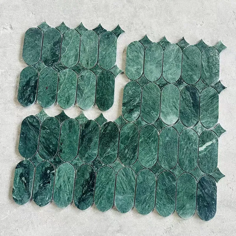 Green Marble Mosaic Detail 1