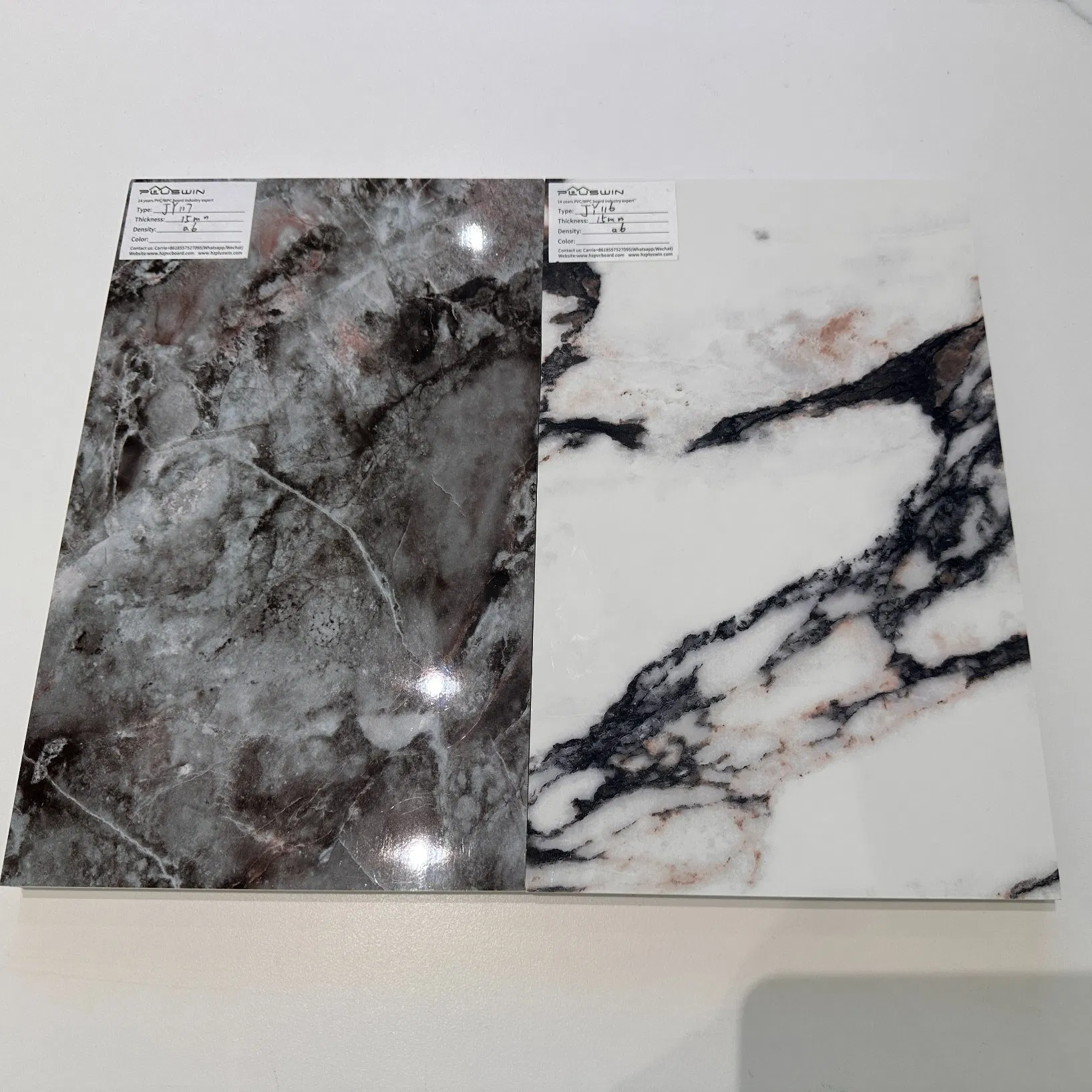 Lead Free PVC Foam Board with Simulated Stone Texture Finished Termite-Proof Panel for Home Decoration