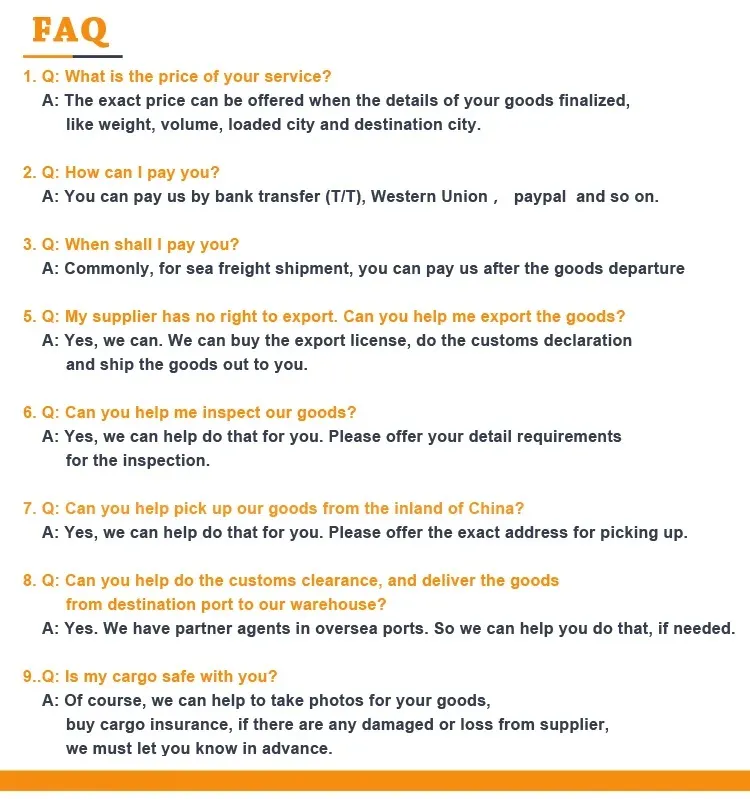 DDU/DDP Freight Service 3