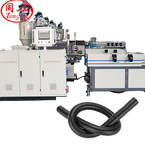 PE, PP, EVA, PVC, PA High Speed Single Wall Corrugated Pipe Extrusion Line/Single Wall Pipe Making Line From Qingdao Tongsan