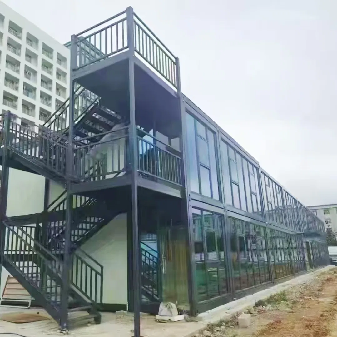 K Type Prefab Modern Steel Structure House Double Decker Rooms