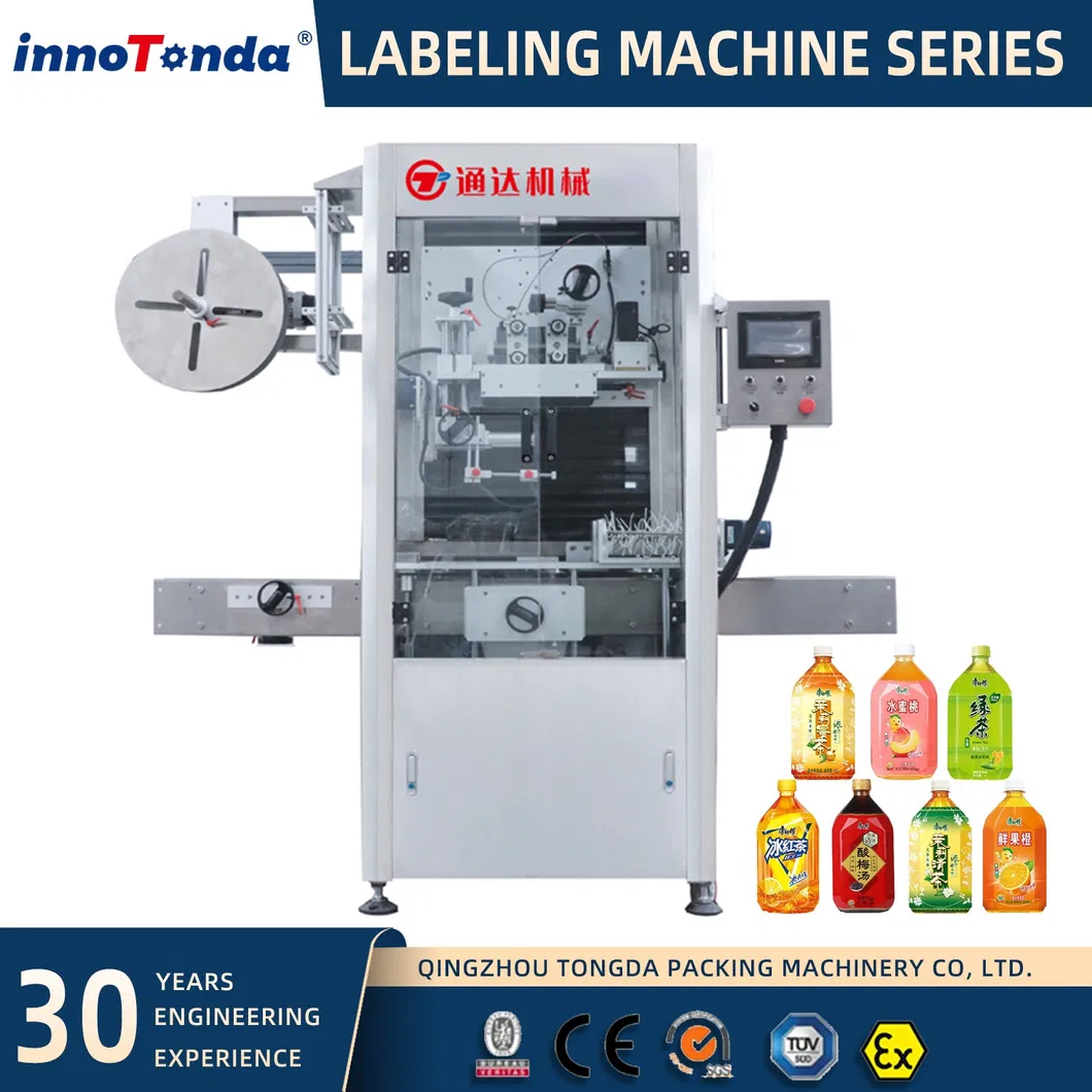 Sleeve labeling machine