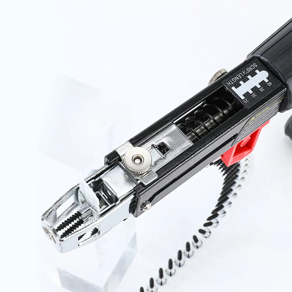 Yellow Wireless Chain-Type Screwdriver - Continuous Feed Industrial Assembly Electric Screwdriver