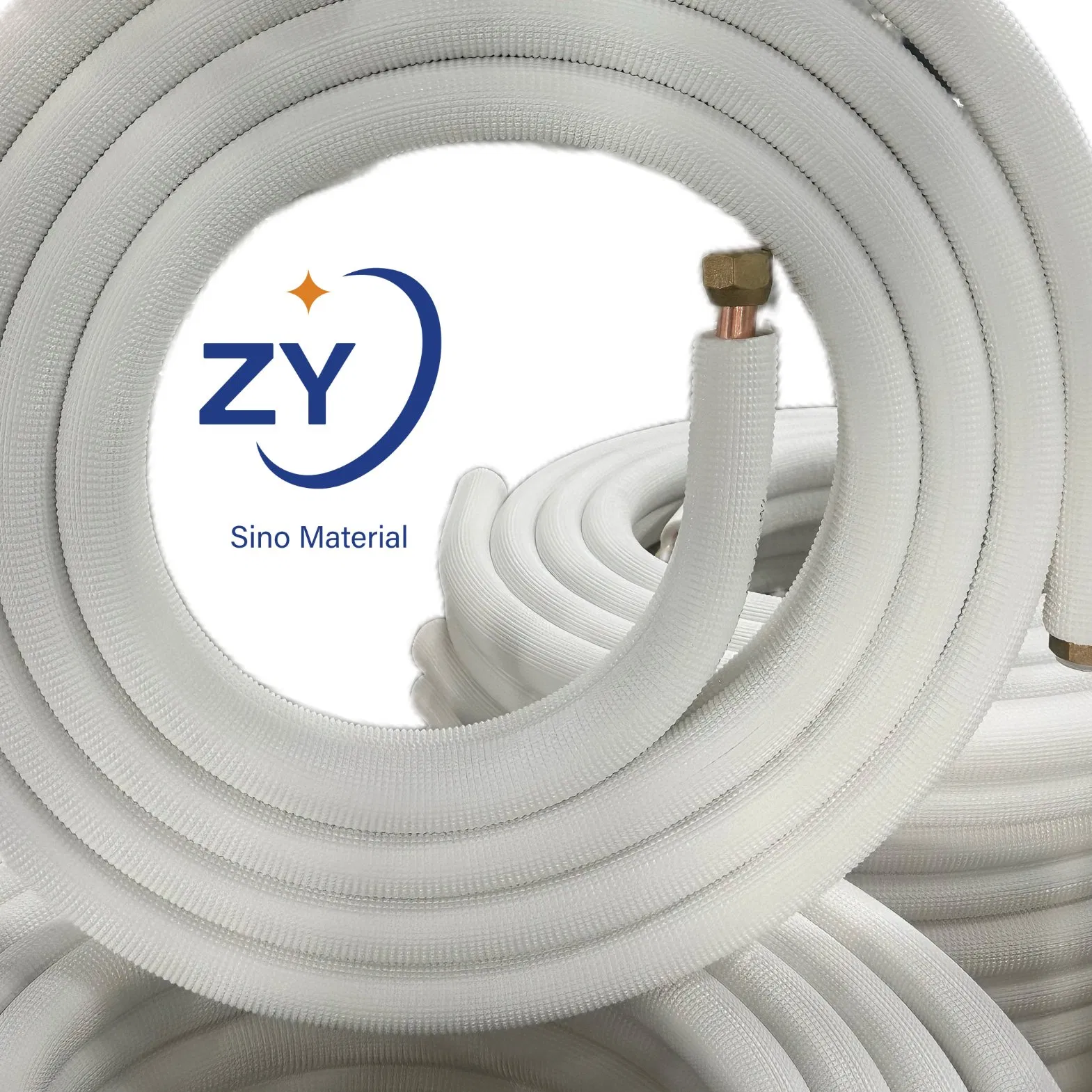 Customized White PE Insulation Copper ASTM B280 &amp; UL94 Standard Line Set