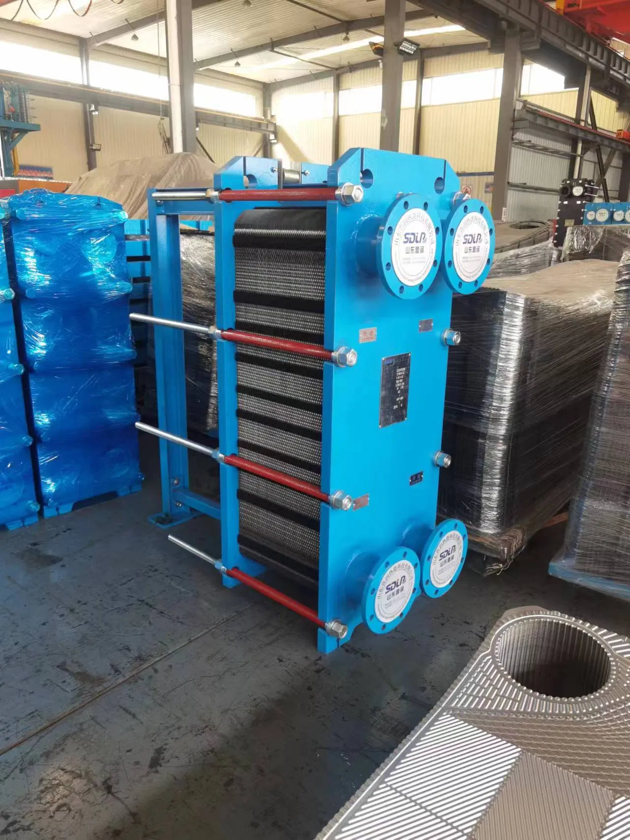 New Plate Heat Exchangers for Oil Equipment and Liquid Filling Machine Line