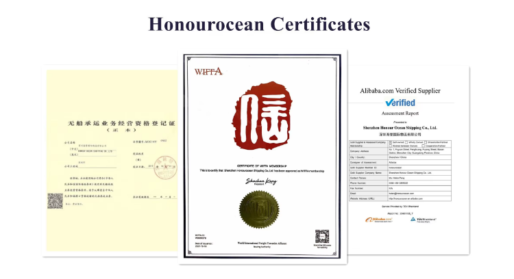 Logistics Certificates