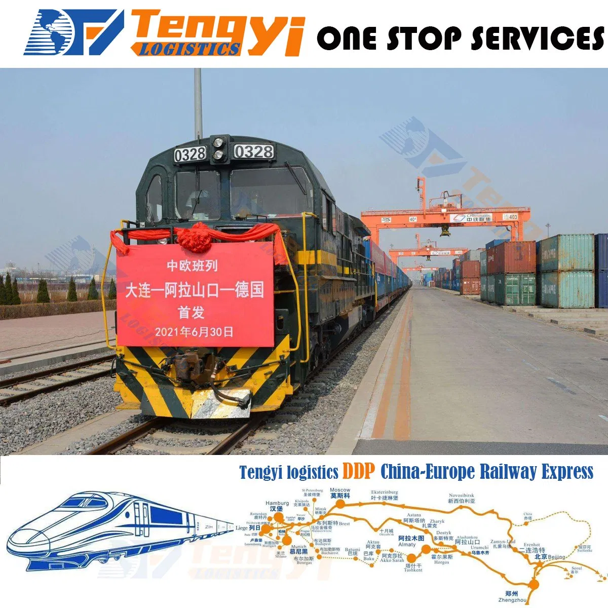 Shipping Agents in Shenzhen Import Export Agents Railway/Train Freight China to Spain Warehouse Dropship