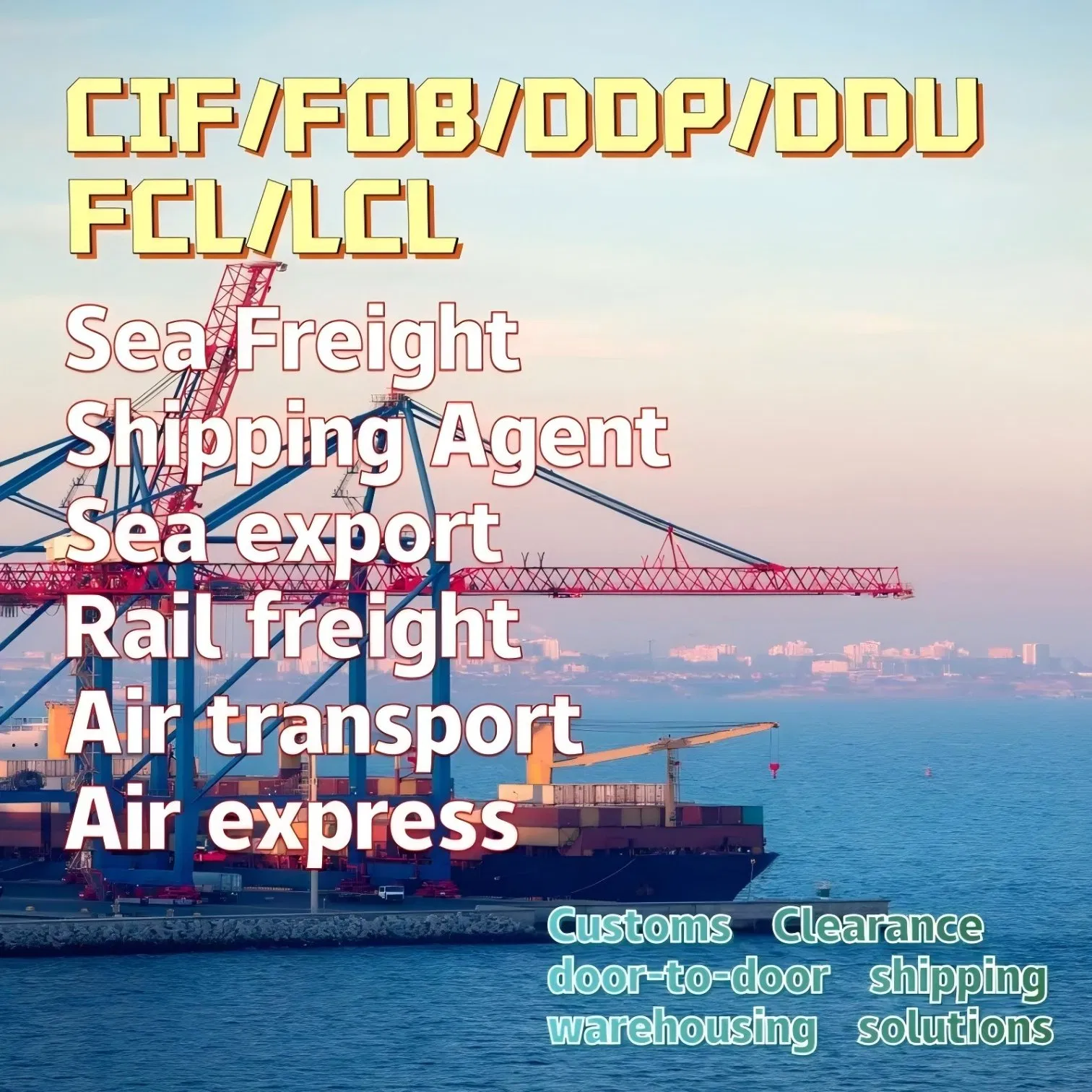 Sea Cargo Shipping Agent Freight Forwarder Shipping to USA, Canada, UK, Nigeria, Ghana, Malaysia International Shipping Company Logistics Service