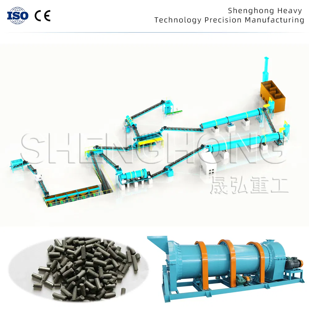 5t/H Chicken Manure Ball Granular Organic Fertilizer Production Line