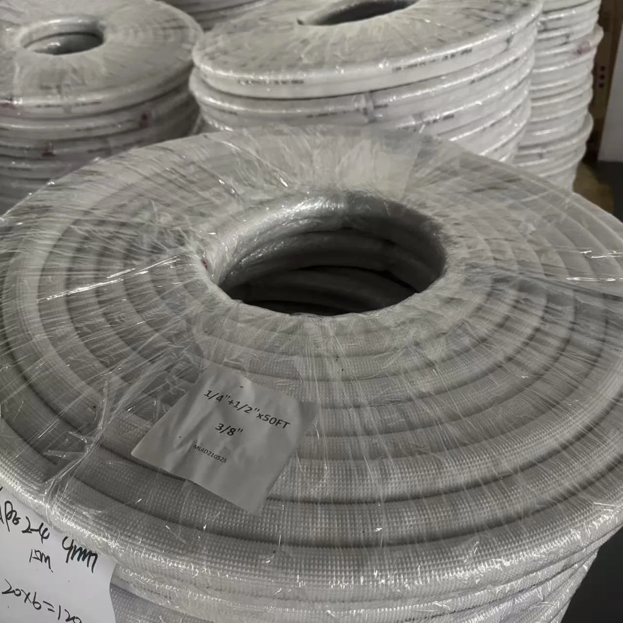 Customized White PE Insulation Copper ASTM B280 &amp; UL94 Standard Line Set