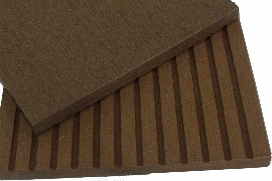 Premium Waterproof Easy Installation Anti-Skid WPC Solid Decking with CE and FSC Certification