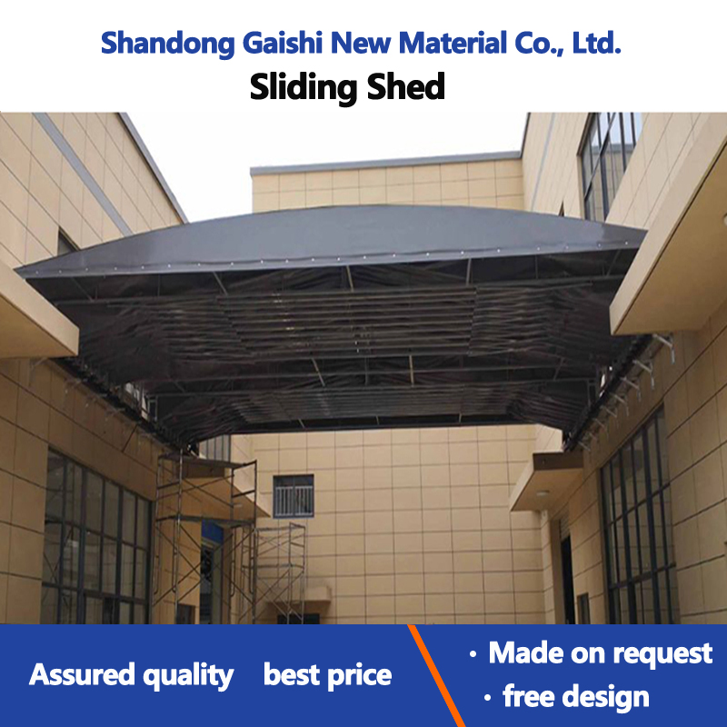 Movable Push-Pull Event Sliding Sunshade Canopy, Retractable Awning Shelter Tent