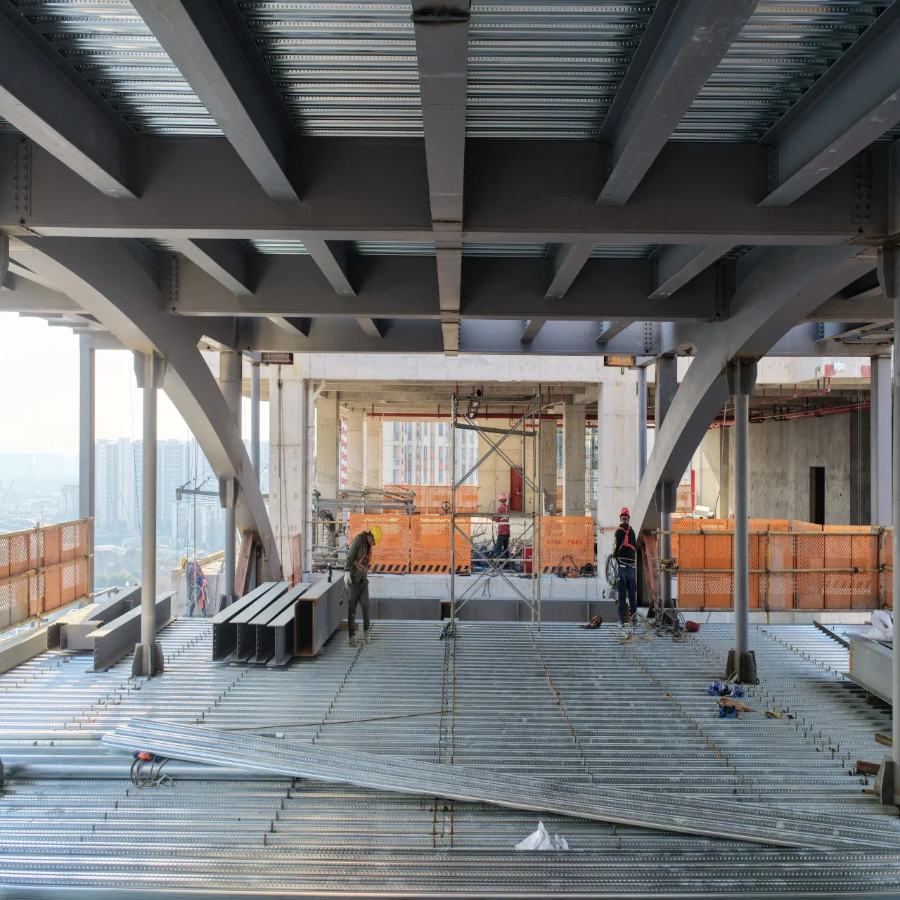 Reliable China Wholesale Customized ISO CE Steel Structure Building Material of Large-Span Heavy Steel Link Corridor for 3D Ecological Industrial Park