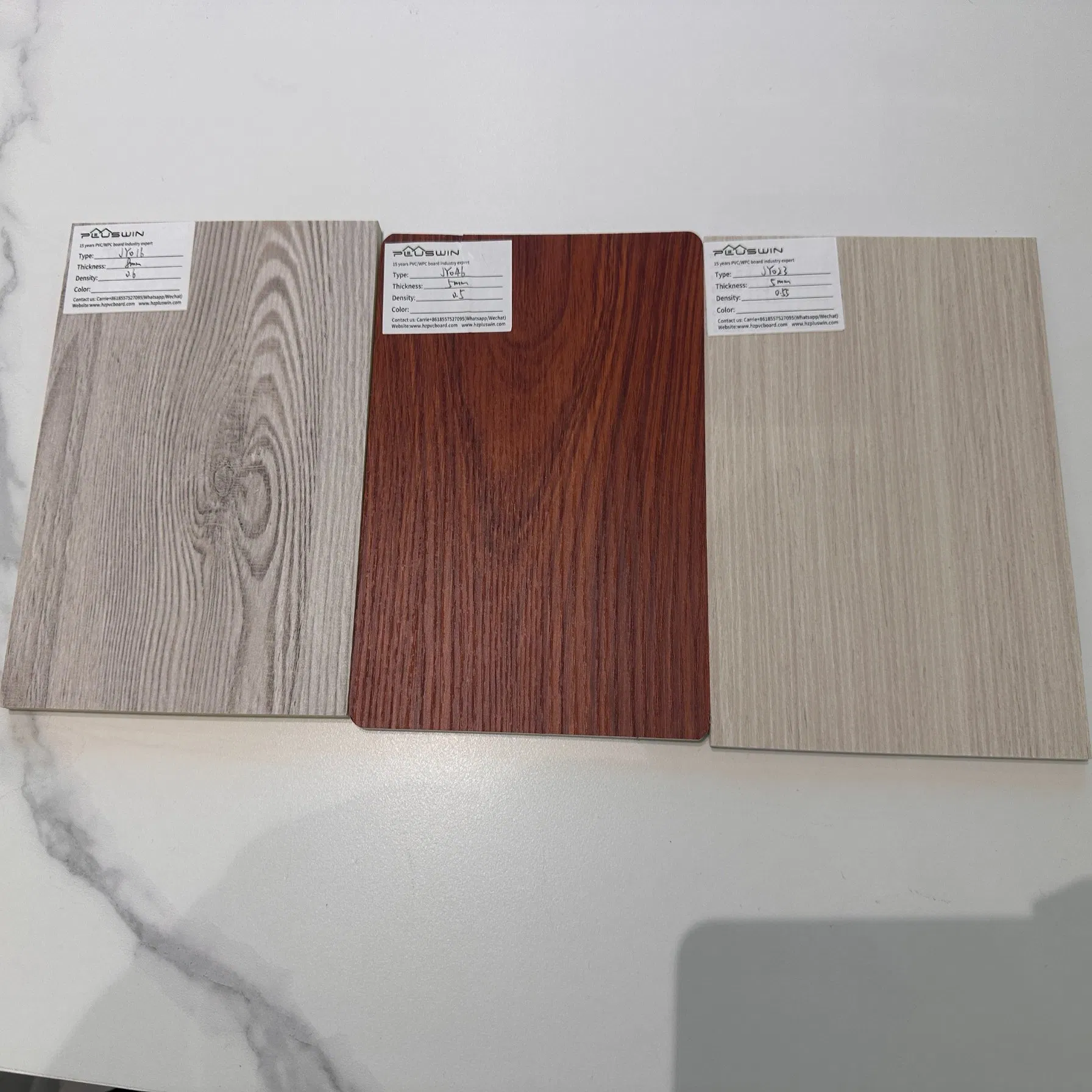 Stylish Designs Wood Grain Finished PVC Foam Board for Luxury Modern Home Decoration