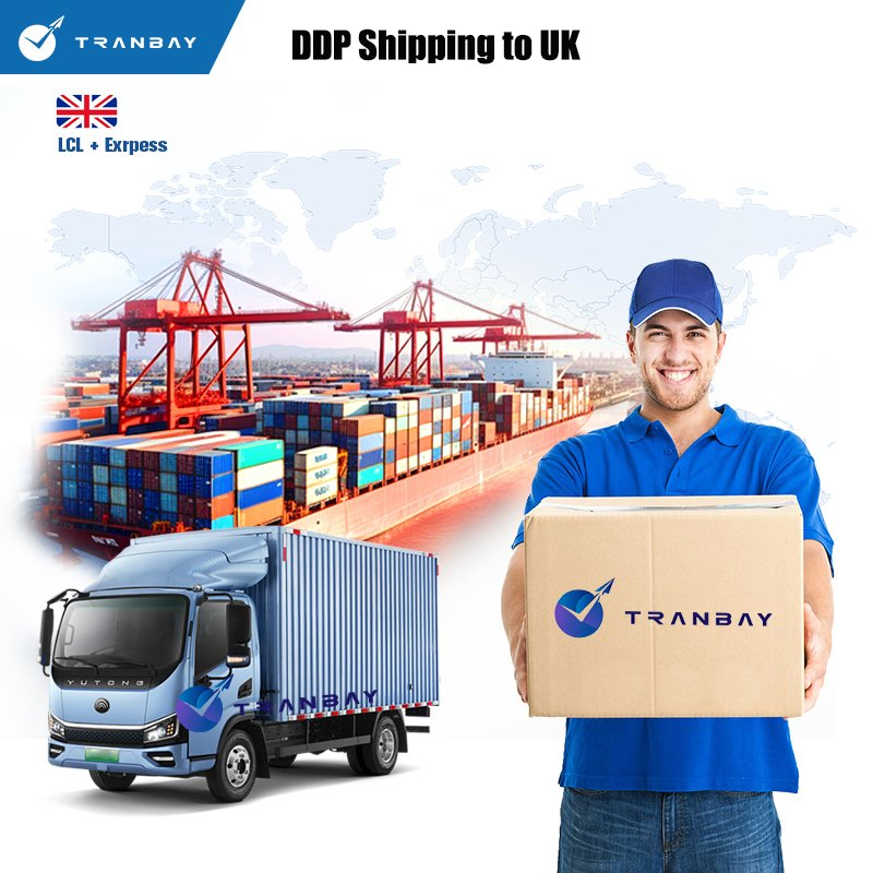 DDP/DDU Sea Shipping Agent From China to UK Door-to-Door Freight Forwarder LCL+Express Logistics