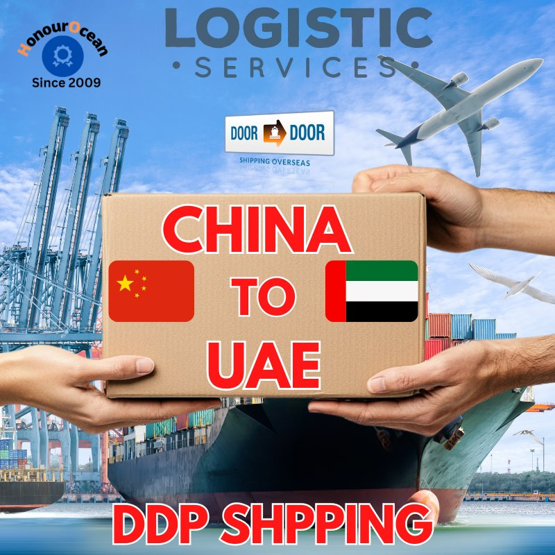 Transport Cargo Shopping Logistics Air Sea Shipment Shipping Agent Freight Forwarder From China to UAE Dubai Door to Door DDP