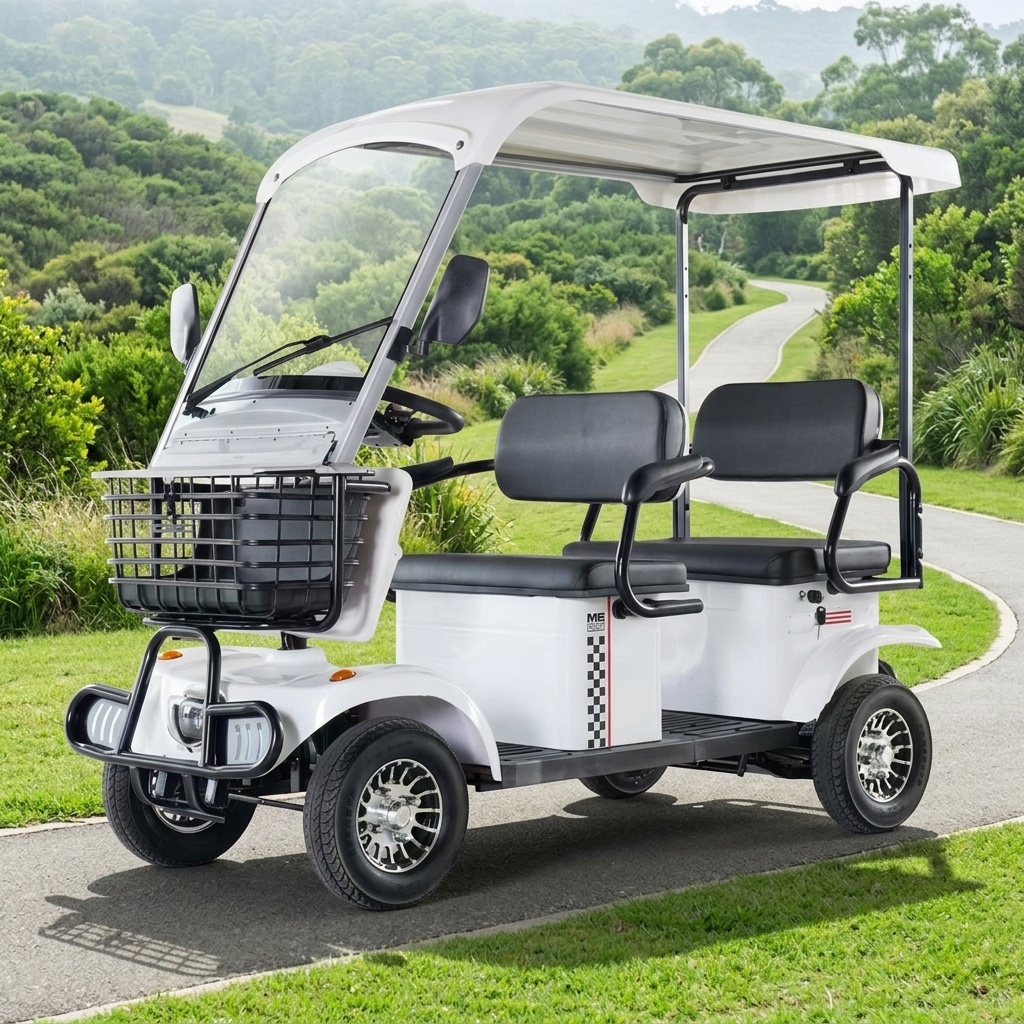 Multi-terrain Golf Cart, Adaptive Electric Shuttle Bus for Resort and Scenic Area Complex Road Passenger Shuttle
