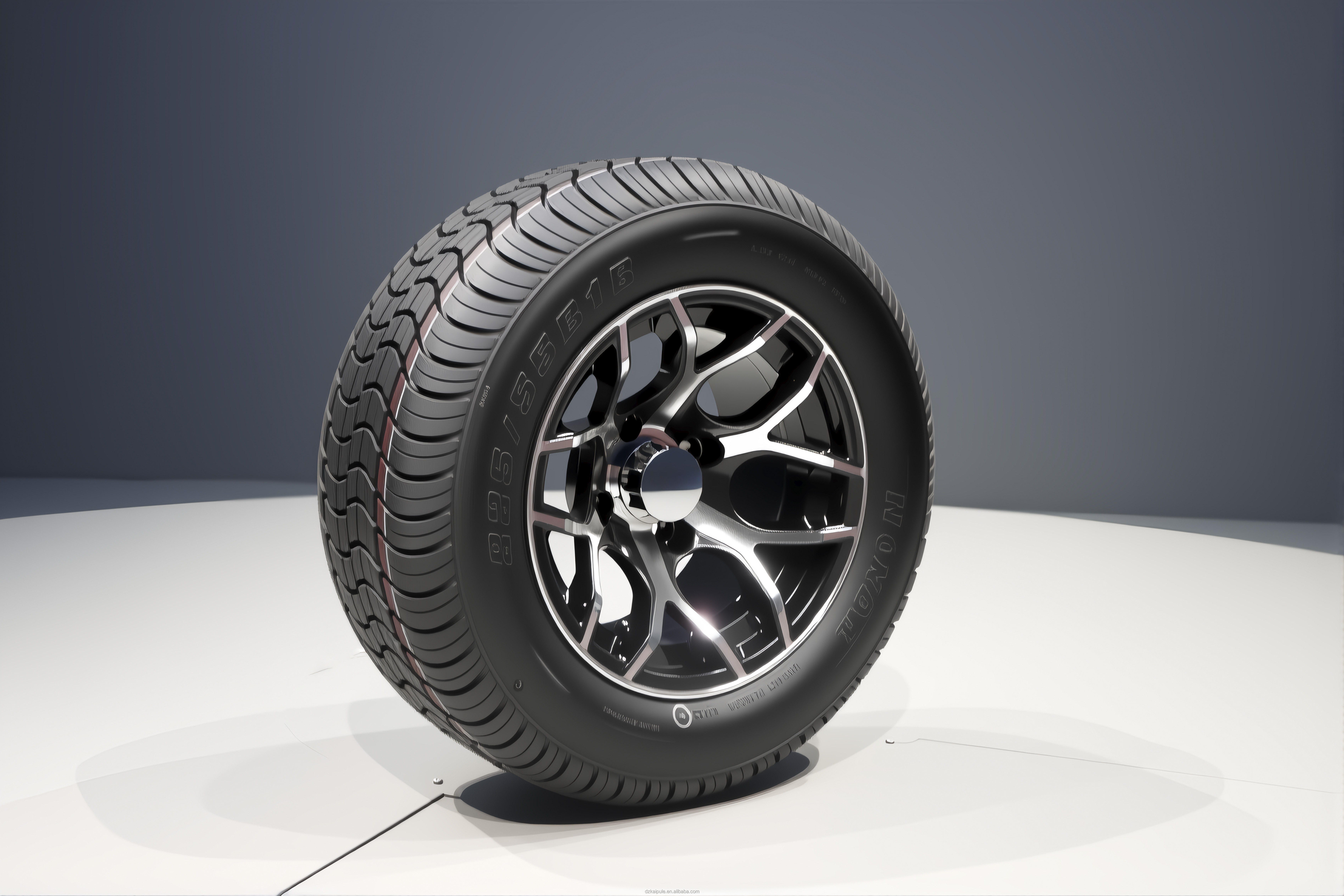 Kepler Wholesale Price Golf Cart Universal Accessories 12-Inch Tire with Aluminum Alloy Wheel Rim