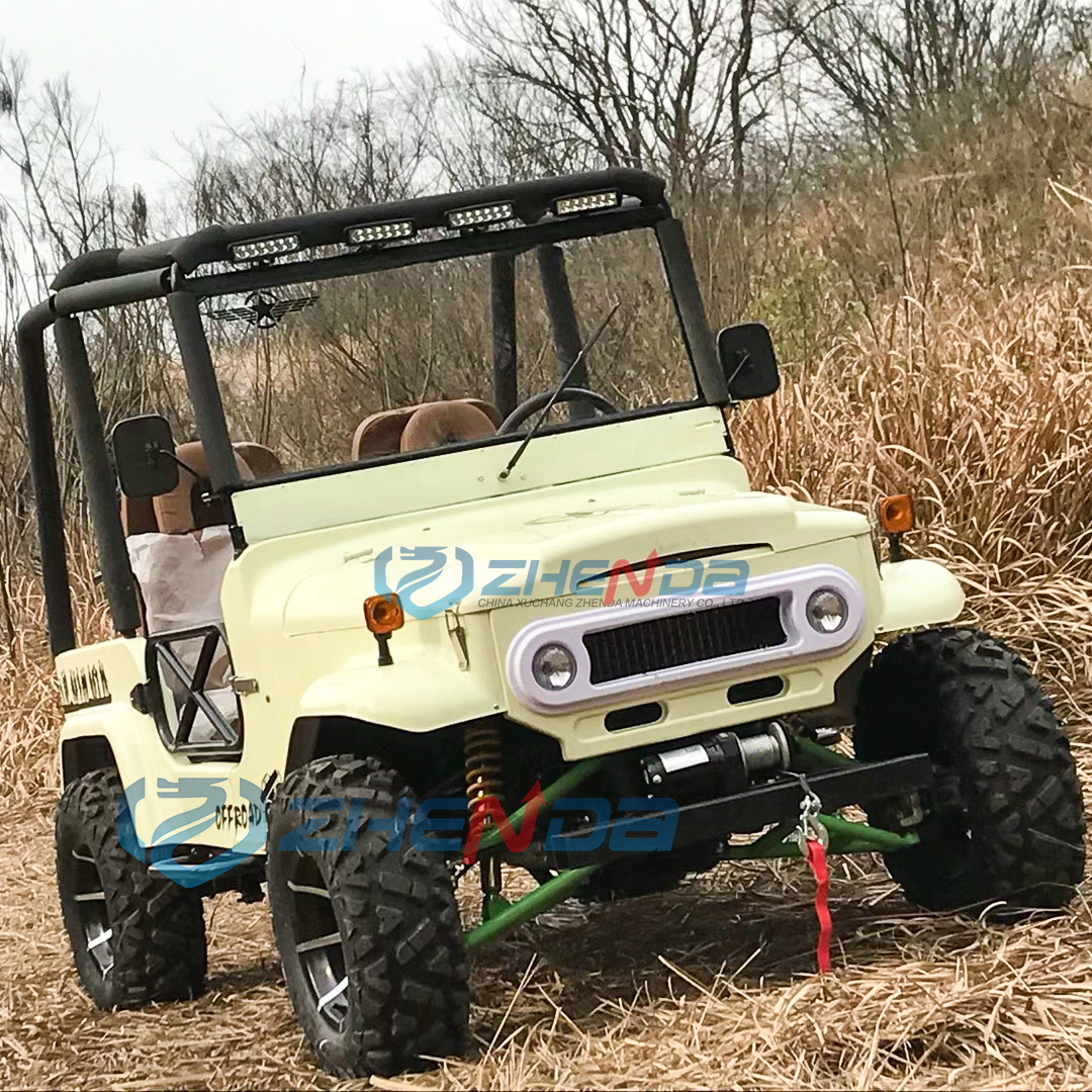 Multifunctional 4x4 Mini Jeep Car New Energy Vehicle Street Legal Gas /Electric Powered Golf Carts Buggy on Sale