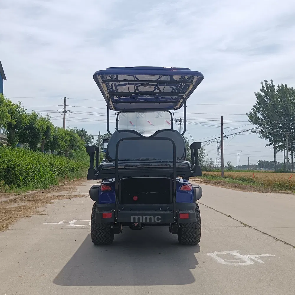 Luxury 2+2 Electric Mini Car 4 Seater Lithium Battery Operated Golf Cart