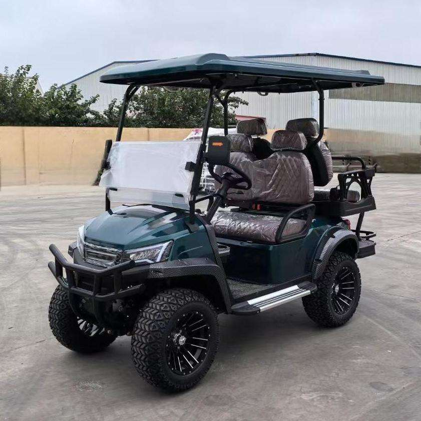 Luxury Chinese Electric 4 Seater Golf Cart with Luxury Seats for Golf Course and Use