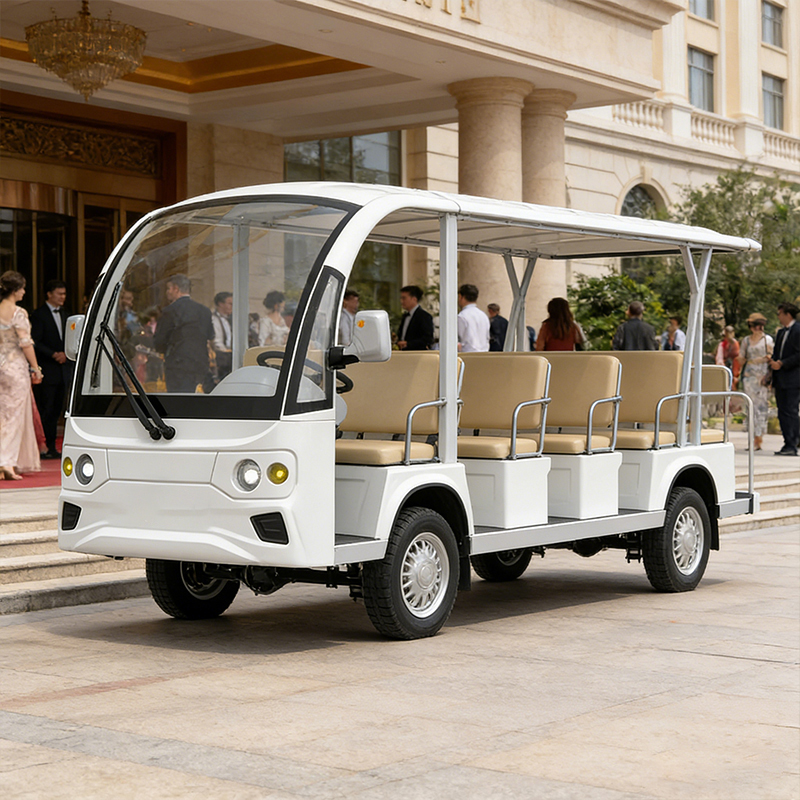 WOLAN Manufacturer 11 Seater Electric Golf Cart with Foldable Seat for Golf Course Community