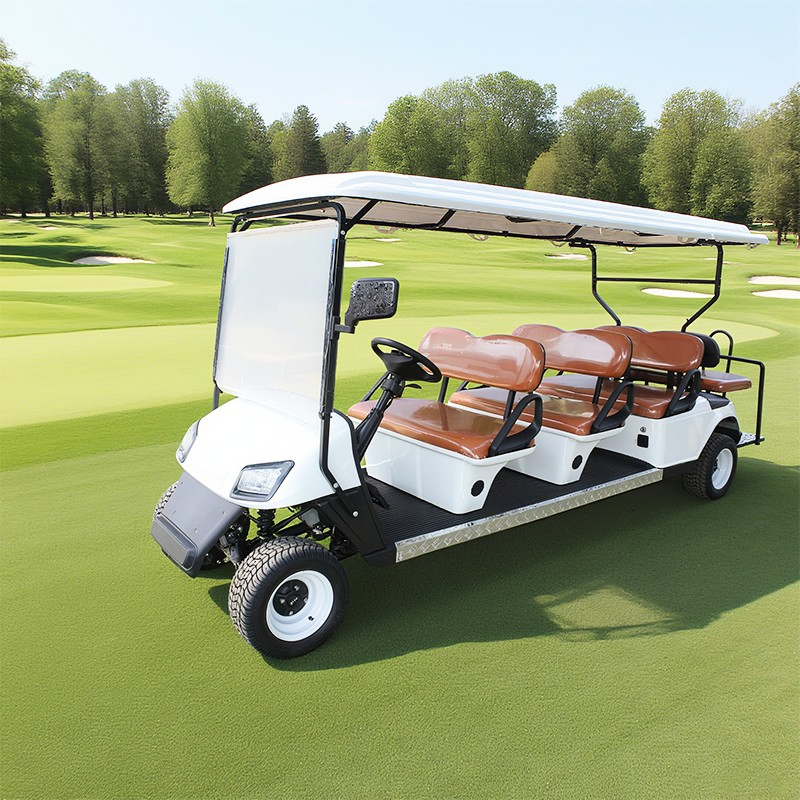 Factory Direct Price Battery 8 Seats Luxury Electric Sightseeing Car Golf Cart Club Car