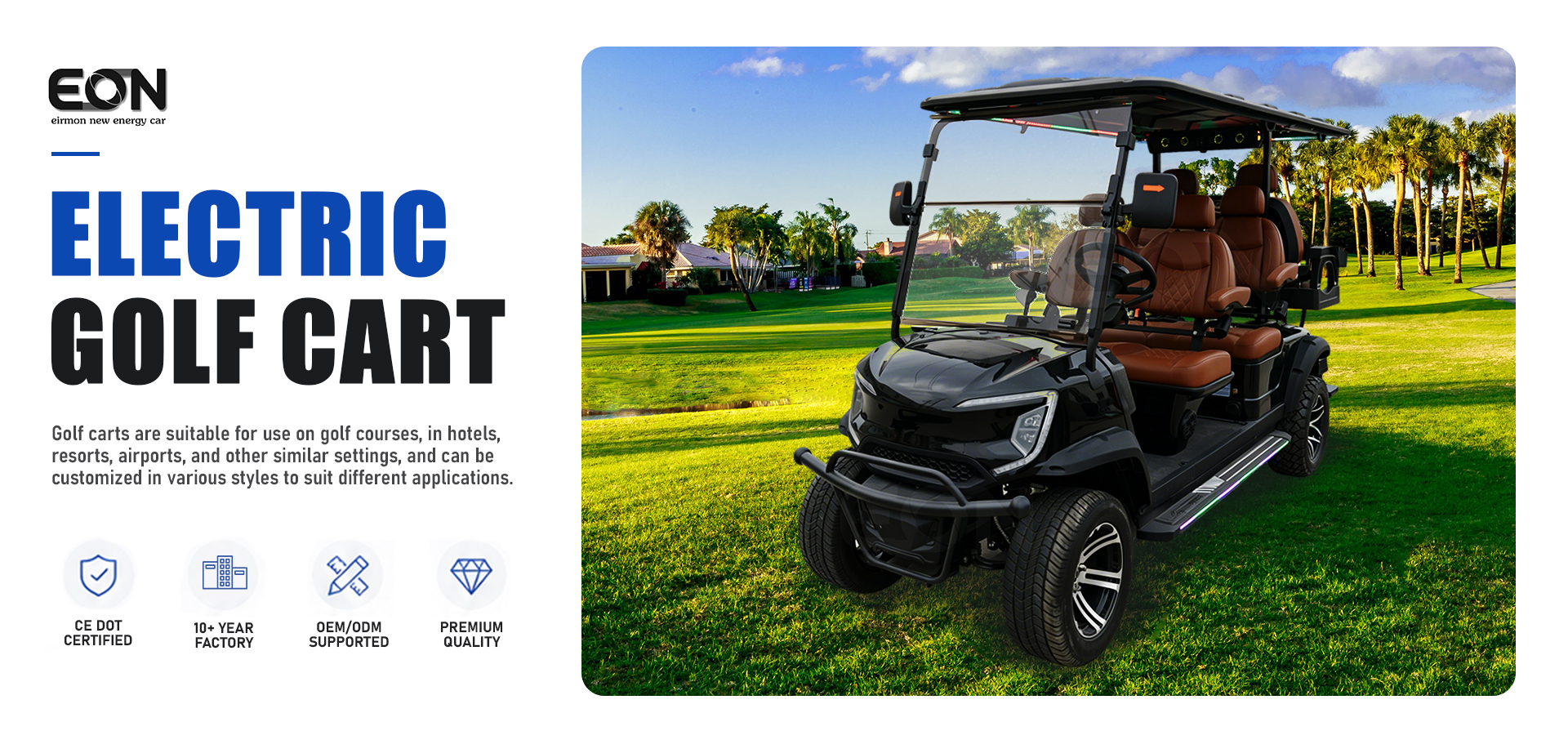 4 Seater Electric Golf Cart