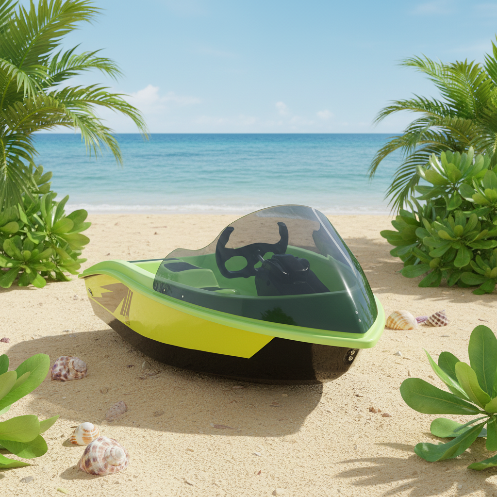 16kw battery Powered Piste Aqua Kart Boat
