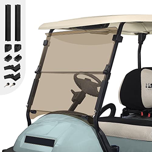 Golf Cart Accessories Universal Foldable Golf Cart Windshield Mounting Sash Clips for Club Car DS &amp; Precedent All Models