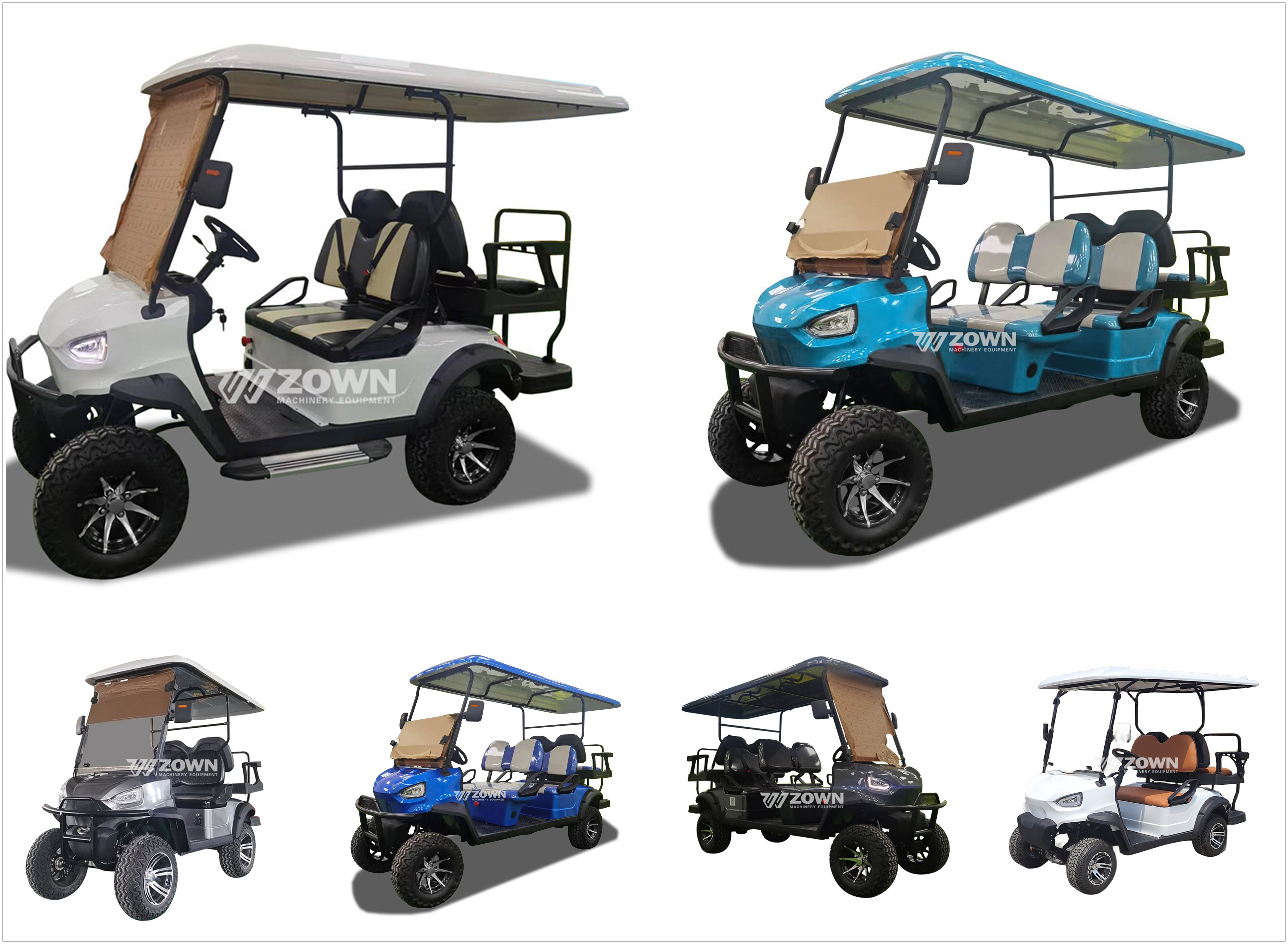 Electric Golf Cart Detail
